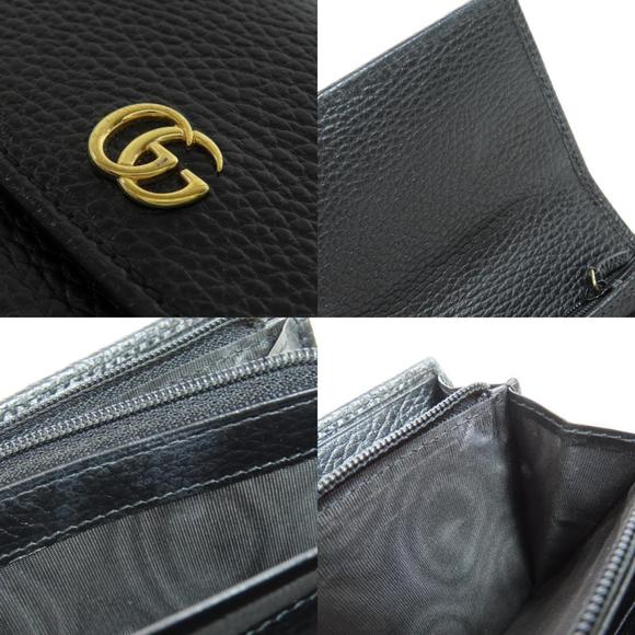 Gucci 456116 GG Marmont Long Wallet Leather Women's GUCCI - Picture 8 of 11